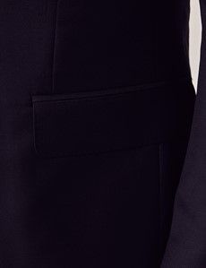 Navy Twill Slim Suit Jacket-preview2