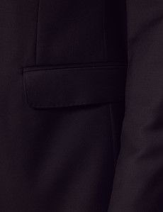 Slim Fit Black Twill Suit-preview3