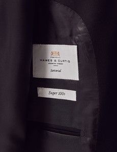 Slim Fit Black Twill Suit-preview4