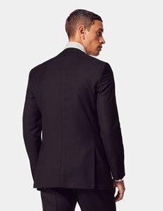 Slim Fit Black Twill Suit-preview5