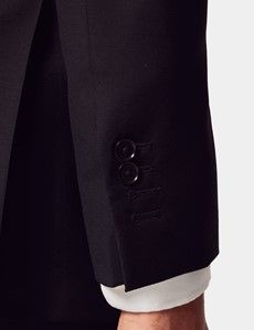 Slim Fit Black Twill Suit-preview7