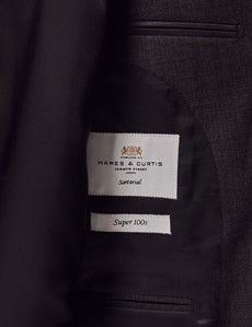 Slim Fit Charcoal Twill Suit-preview3
