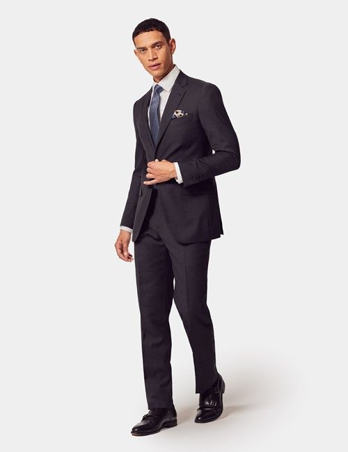 Fitted Slim Black Shirt