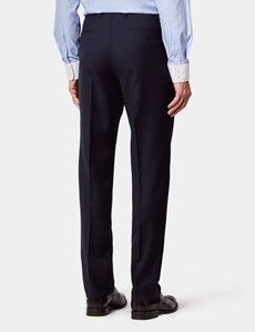 Slim Fit Navy Twill Suit