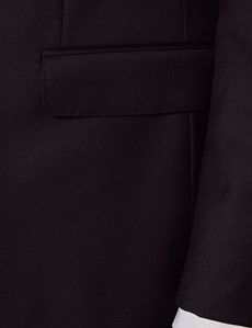 Slim Fit Black Twill Suit-preview3