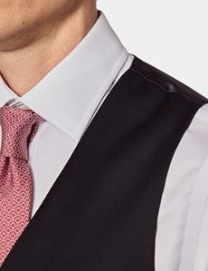 Slim Fit Black Twill Suit-preview8