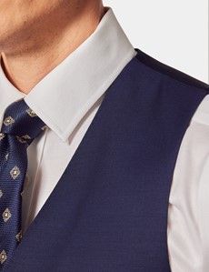 Slim Fit Dark Blue Twill Suit-preview9