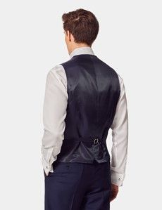 Slim Fit Dark Blue Twill Suit-preview11