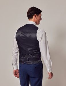Royal Blue Twill Weave 3 Piece Slim Suit-preview14