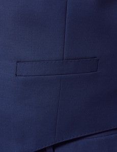 Royal Blue Twill Weave 3 Piece Slim Suit-preview13