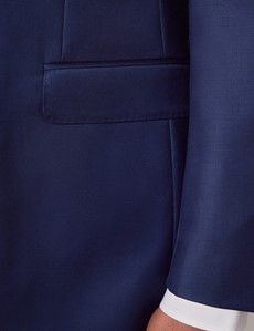 Slim Fit Royal Blue Twill Suit-preview3