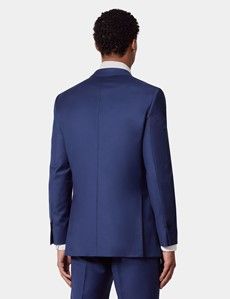 Slim Fit Royal Blue Twill Suit-preview5
