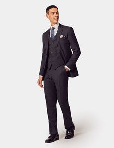 Slim Fit Dark Charcoal Twill Suit-preview2