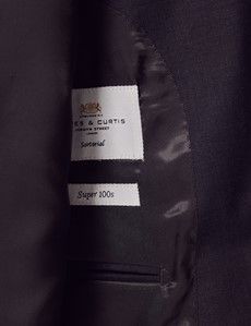 Slim Fit Dark Charcoal Twill Suit-preview4
