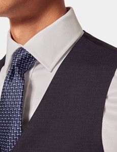Slim Fit Dark Charcoal Twill Suit-preview9