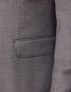 Slim Fit Mid Grey Twill Suit-preview3