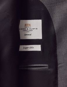Slim Fit Mid Grey Twill Suit-preview4