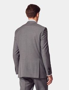 Slim Fit Mid Grey Twill Suit-preview5