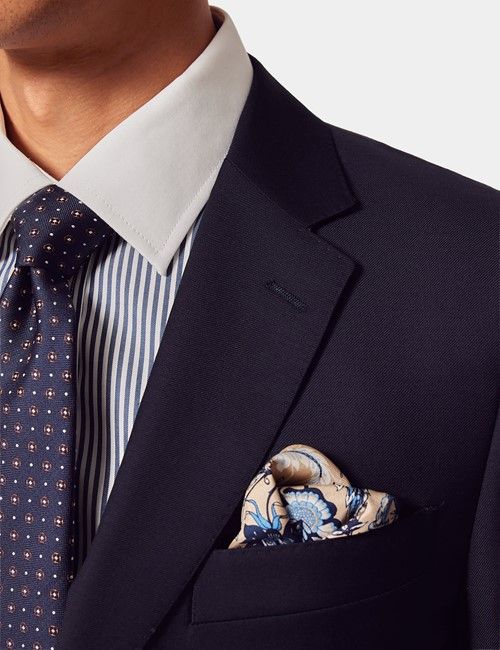 Slim Fit Mid Navy Twill Suit-preview