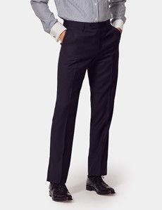 Slim Fit Mid Navy Twill Suit-preview12