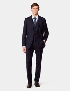 Slim Fit Navy Twill Suit-preview2