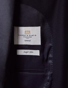 Slim Fit Navy Twill Suit-preview4