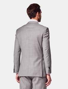 Light Grey Twill Weave Slim Suit-preview5