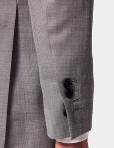 Light Grey Twill Weave Slim Suit-preview7