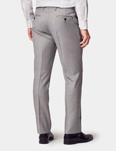Light Grey Twill Weave Slim Suit-preview10