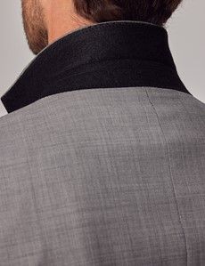 Light Grey Twill Weave 3 Piece Slim Suit-preview6
