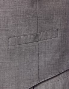 Light Grey Twill Weave 3 Piece Slim Suit-preview10