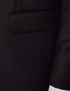 Slim Fit Black Shawl Dinner Suit Jacket