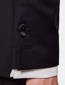 Slim Fit Black Shawl Dinner Suit Jacket