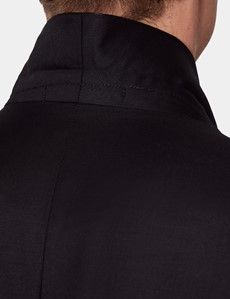 Slim Fit Black Shawl Dinner Suit