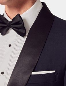 Slim Fit Navy Shawl Dinner Suit-preview1