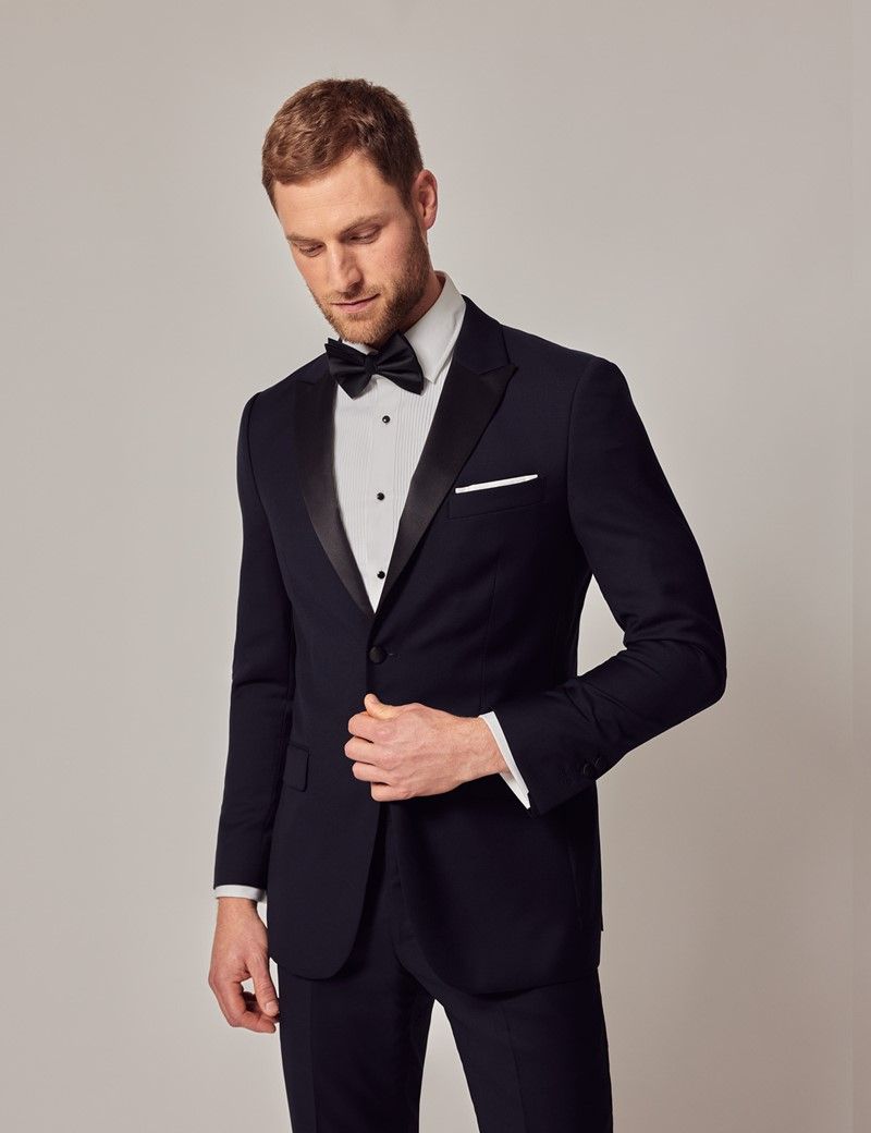 Men's Black Slim Fit Dinner Jacket | Hawes & Curtis