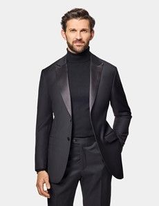 Slim Fit Black Dinner Jacket
