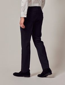Black Wool Slim Fit Tuxedo-preview8