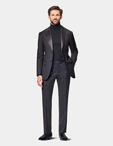 Slim Fit Black Dinner Suit