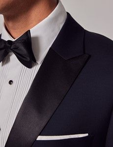 Navy Wool Slim Fit Tuxedo-preview1