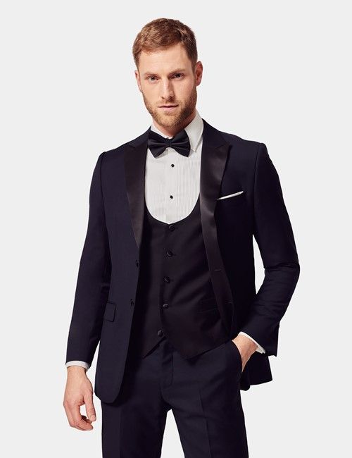 Tailored Fit Black Dinner Suit