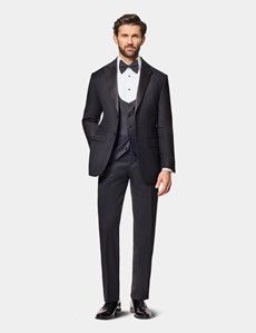 Slim Fit Black Dinner Suit