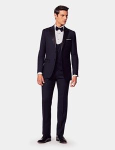 Slim Fit Navy Dinner Suit