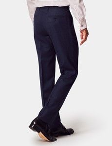 Slim Fit Dark Blue Birdseye Suit-preview8