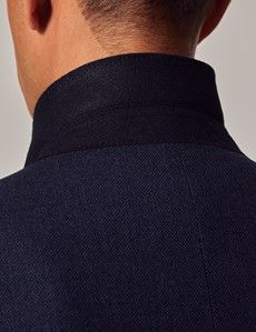 Dark Blue Birdseye 3 Piece Slim Suit-preview6
