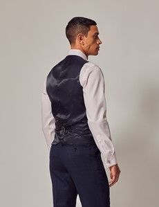 Dark Blue Birdseye 3 Piece Slim Suit-preview11