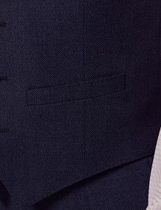 Dark Blue Birdseye 3 Piece Slim Suit-preview10