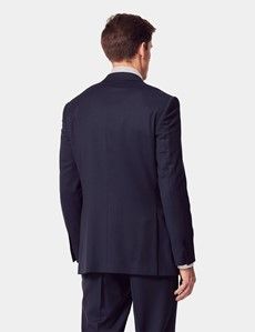 Slim Fit Navy Hopsack Suit