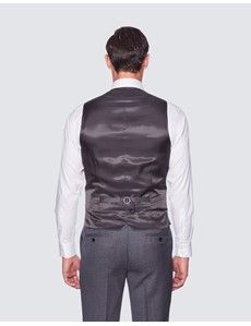 Men’s Grey Birdseye Plain 3 Piece Slim Fit Suit-preview6