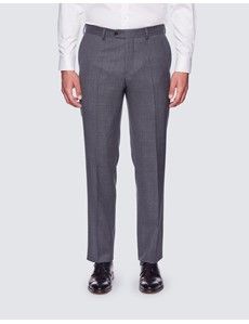 Men’s Grey Birdseye Plain 3 Piece Slim Fit Suit-preview2